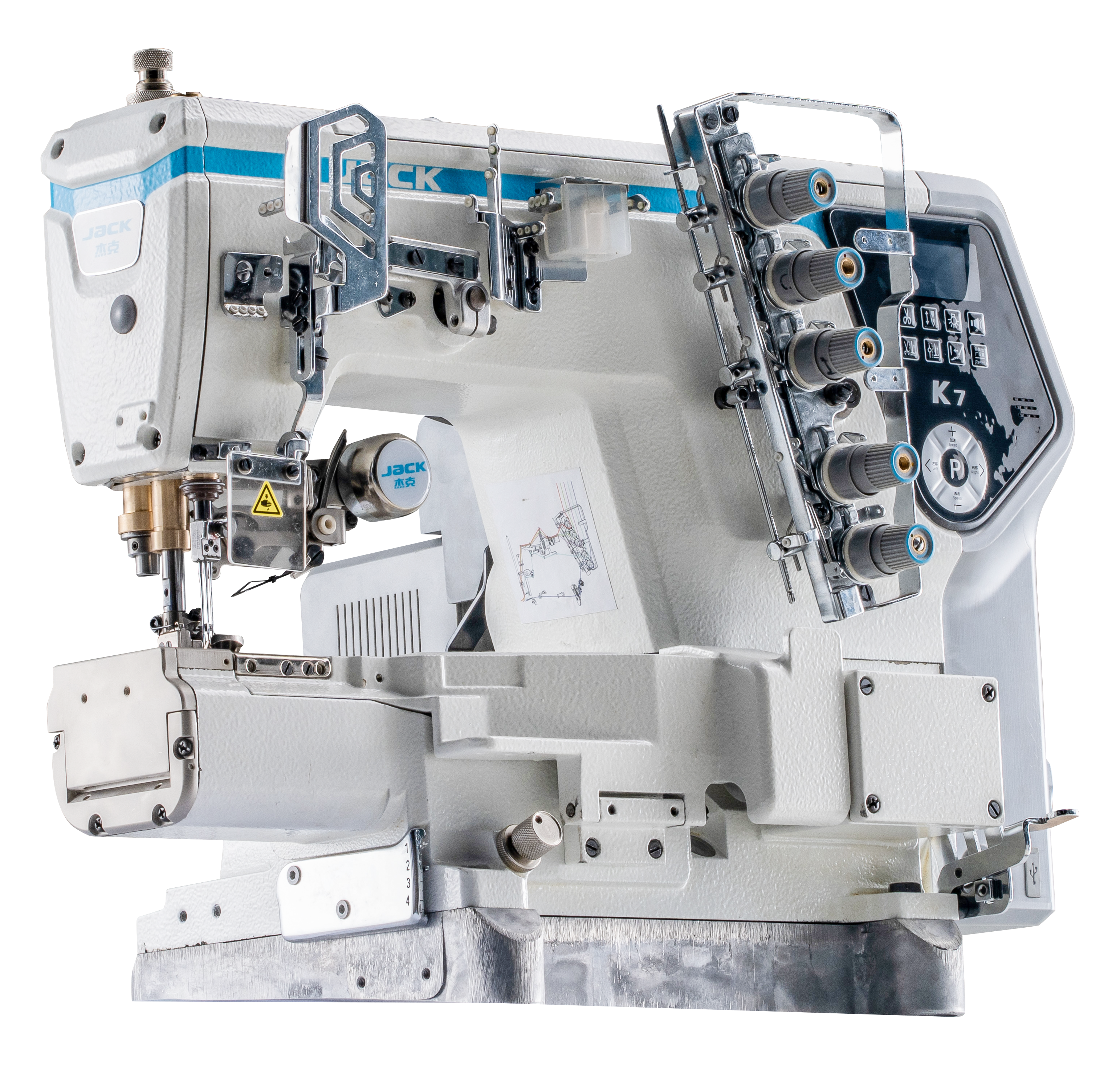 Máquina de cobertura Jack K7 industrial