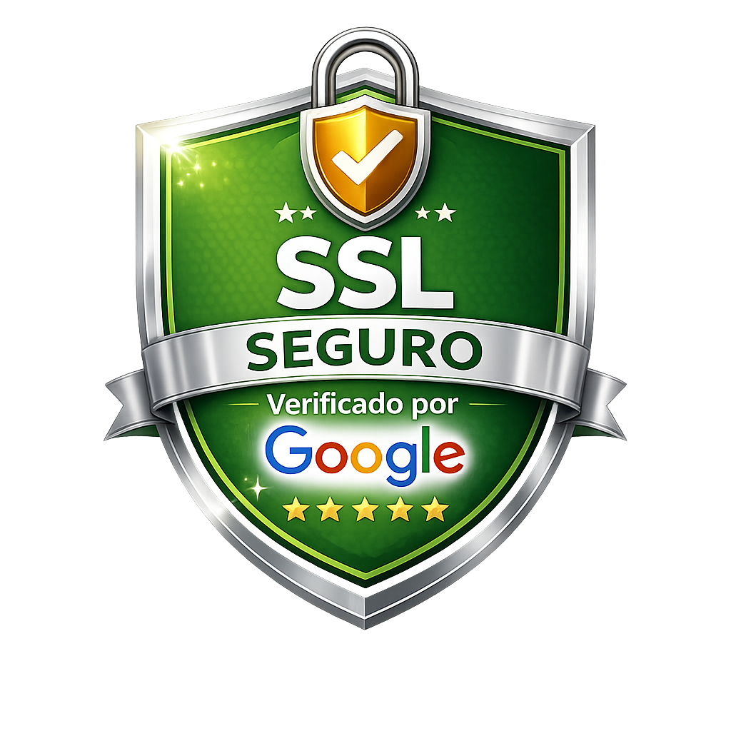 Selo SSL seguro verificado por Google